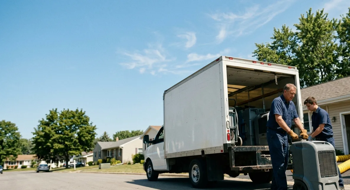 Water Damage Cleanup in Colchester, IL near me